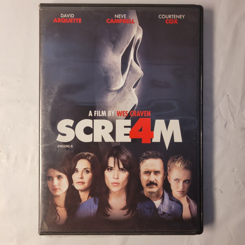 Dimension Films Scream 4 DVD Wes Craven Slasher Horror Movie